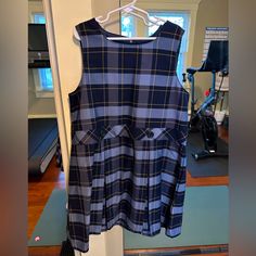 I Have Four Of These To Sell - Size 8, 8+, 12+, 12+. Size 8 Was Used, But In Great Condition. Other Sizes Are New/Unused. All Sales Tags Removed Though. School Uniform Jumper Dresses Are Priced Per Piece. Bundle And Save! Uniform Skirts Also For Sale! Fitted Plaid School Dress, Fitted Plaid Dress For School, Spring Sleeveless School Uniform Dresses, Fitted Blue Plaid Casual Dress, Yellow School Dress For Spring, Yellow Spring Dresses For School, Sleeveless Plaid School Dress, Plaid Sleeveless School Dress, Blue Fitted Sleeveless Pinafore Dress