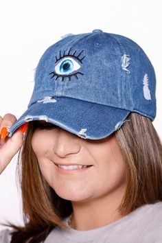 Protective Evil Eye Embroidered Hat - Unisex Fashion Cap for Spiritual Defense and Style Product Description: Step into the realm of spiritual protection and contemporary style with our exclusive Evil Eye Embroidered Hat. Meticulously designed for those who value both fashion and a touch of mystique, this unisex cap is more than just an accessory—it's your shield against negativity and a statement of your unique persona. Key Features: Authentic Evil Eye Design: The front of the hat showcases a c Protective Charms, Fashion Cap, Evil Eye Design, Quality Hats, Pink Hat, Embroidered Hats, Eye Design, Brushed Cotton, Unisex Design