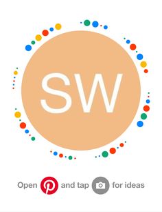 an open and tap for ideas logo with the letter sw in it's center