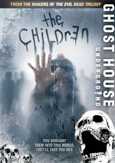 the poster for the movie, the children is shown in front of an image of a person holding their hand up