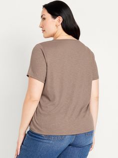 v-neck short sleeves relaxed fit hits below waist models are approx.  5'9" and wear sizes s (4), l (12), and xl (18)machine wash according to the care instruction label Knitted Tshirt, Toddler Boys, Old Navy, Short Sleeves, Relaxed Fit, Models, V Neck, Navy, Knitting