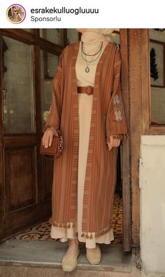 Abaya Jacket Style, Muslim Style Outfits, Muslim Outfit, Simple Dress Casual, Modest Casual Outfits, Trendy Shirt Designs