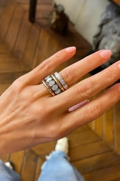 Diamond Eternity Rings, Jessica Mccormack, Classy Engagement Ring, Diamond Eternity Bands, Stacked Wedding Bands, Eternity Rings, Luxury Diamonds, Classy Jewelry