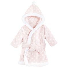 Hudson Baby plush hooded robe is made of super soft, cozy plush material to dry and warm baby after bath or pool time. Our cozy fabric will be the perfect robe to wrap your baby in after post-water activities. Our detailed animal hood designs are sure to make bath time more fun and adventurous. Hudson Baby offers the widest assortment in Christmas apparel, Christmas outfits and sweaters, Christmas pajamas, Christmas blankets and throw blankets, and Christmas socks. Our vast product assortment fo One Piece Clothing, Hooded Robe, After Bath, Hudson Baby, Pool Time, One Piece Pajamas, Animal Faces, Baby Warmer, Pink Polka Dots