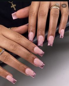 Dope Nail Designs, Classy Acrylic Nails, Unique Acrylic Nails, Soft Nails, Short Acrylic Nails Designs, Pink Acrylic Nails, Neutral Nails