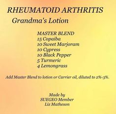 Essential Oils For Rheumatoid, Essential Oils For Arthritic Hands, Rheumatoid Pain Relief