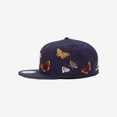 For Every Living Thing. The FELT x Houston Astros 59FIFTY Fitted Cap features an embroidered Astros logo at the front panels with nature inspired embroideries throughout the crown and a FELT script at the rear. Astros Logo, Fitted Caps, Butterfly Garden, Houston Astros, The Crown, Nature Inspired, Houston, Nature Inspiration, Felt