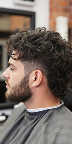 Haircut Mullet Man, Mulette Haircut Men, Boys Mullet Haircut, Boys Perm Hairstyles, Mens Modern Mullet, Subtle Hairstyles, Modern Mullet Fade, Men’s Mullet, Perm Mullet