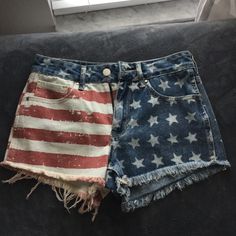 Red, White, Blue Pacsun Shorts New Without Tags. Fit A Size 23-24 Perfect For The Fourth Of July ! 4th Of July Jean Shorts, Fourth Of July Outfits For Women, 4th Of July Outfits Aesthetic, Outfits For 4th Of July, 4th Of July Fits, Red White And Blue Outfits, Fourth Of July Outfits, Shadow Realm, Theme Nights