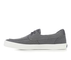 Classic round toe, Lace-up closure for a secure fit, Lightly padded footbed, Breathable fabric lining, Cushioned insole for added comfort, Durable texture outsole | Men's Sperry Seacycled Bowery Dress Shoes in Grey Size 10.5 Casual Slip-on Low-top Boat Shoes, Casual Low-top Boat Shoes With Rubber Sole, Casual Low-top Boat Shoes With Textured Sole, Casual Low-top Boat Shoes With White Sole, Slip-on Low-top Boat Shoes With Rubber Sole, Sporty Lace-up Boat Shoes With Rubber Sole, Sporty Low-top Boat Shoes With Rubber Sole, Canvas Low-top Boat Shoes With Rubber Sole, Low-top Canvas Boat Shoes With Rubber Sole