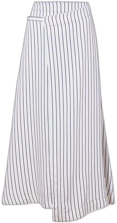 Midi Skirt White, Striped Midi Skirt, Skirt White, White Label, Proenza Schouler, White Skirts, Midi Skirt, Collage, Skirt