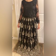 Black Pakistani Long Dress Beautiful Fashion Skirt Little Pearls Black Pakistani Party Dress Long Dress Beautiful Fashion Skirt Pakistani Long Dresses, Party Dress Long, Dress Beautiful, Black Tan, Beautiful Fashion, Dress Long, Black And Tan, Skirt Fashion, Pakistan