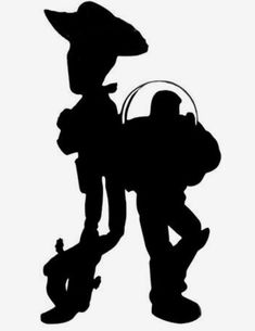 the silhouette of a person with a hat on and holding a bag in his hand