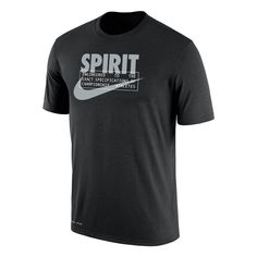 Show love for your squad in this classic-fit Washington Spirit tee. It has sweat-wicking technology to help you stay dry and comfortable for match day and beyond. Sports Season Dri-fit Graphic T-shirt, Dri-fit Graphic Print T-shirt For Sports, Dri-fit Graphic Print T-shirt For Sportswear, Dri-fit T-shirt For Sports Events, Dri-fit Crew Neck T-shirt For Streetwear, Nike Go-dry T-shirt, Nike Team Spirit Moisture-wicking T-shirt, Dri-fit T-shirt With Letter Print, Dri-fit Letter Print T-shirt