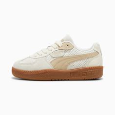 Palermo Moda Surreal Contour Sneakers Women, Warm White-Gum, extralarge Puma Palermo, Sneakers Puma, Sneakers Women, The 80's, Moda Vintage, Palermo, Women's Sneakers, Warm White, And Now