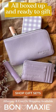 leather wallet gift set Smart Casual