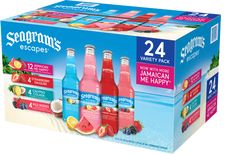 seagram's escapes variety pack 24 fl oz each, 24 floz each