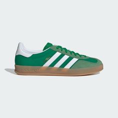 adidas Shop the Gazelle Indoor Shoes - Green at adidas.com/us! See all the styles and colors of Gazelle Indoor Shoes - Green at the official adidas online shop. Adidas Gazelle Indoor, Adidas Sl 72, Vintage Inspired Shoes, Bold Shoes, Indoor Shoes, Adidas Samba Og, Shoes Green, Football Training, Mens Lifestyle