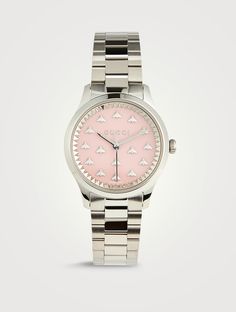 Gucci Watch Women, Gucci Bee, Holt Renfrew, Steel Bracelet, Michael Kors Watch, Stainless Steel Bracelet, Rolex Watches, Rolex