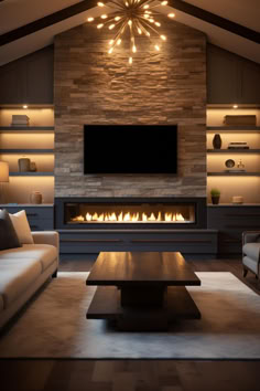 30 Beautiful Fireplace with Built Ins on Each Side Inspirations for Home Beautification Family Room With Electric Fireplace, Fireplace With Two Windows, Fireplace In The Living Room, Great Room Ideas With Fireplace, Fireplace In Wall Between Rooms, Talk Fireplace Ideas, Large Electric Fireplace With Mantle, Living Room Feature Wall With Fireplace, Fireplace Tv Wall High Ceiling