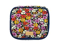 BRIGHTON Multicolor Painted Poppies Jewelry Case Travel Zip Around ~ A+  | eBay Compact Multicolor Travel Bags, Multicolor Compact Everyday Bag, Multicolor Portable Travel Cases, Multicolor Portable Cases For Everyday Use, Multicolor Portable Cases For Daily Use, Portable Multicolor Cases For Everyday Use, Retro Multicolor Travel Wallet, Portable Multicolor Rectangular Wallet, Gift Enamel Brooches Hallmarked