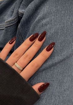 Love these nails for fall… Fall nails, hard nails, nails, fall aesthetic, nail designs, nails acrylic, fall nail designs, fall nail ideas, fall nail colors, fall nails 2024, fall nails square, fall nails short, nail ideas, nail inspo, almond nails, fall nails inspiration, fall nail inspo, fall date night beauty, autumn nails, fall nails ideas autumn, early fall nails Aesthetic Dark Red Nails, Downtown Aesthetic Nails, Aura Red Nails, Downtown Girl Nail Ideas, Downtown Nails Aesthetic, Downtown Girl Nails Aesthetic, Nails Aesthetic Autumn, Downtown Nails, Downtown Girl Nails