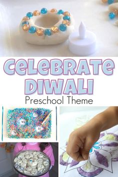 celebrate diwali preschool theme with crafts and activities for the kids to make it