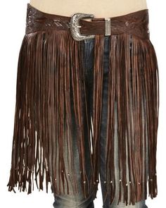 Kobler Leather Women's Hand-Tooled Beaded Fringe Belt, Brown Cowhide Crafts, Pagan Clothing, Fringe Belt, Justin Boots Womens, Diy Barbie Clothes, Fringed Belt, Women's Circle, Fringe Leather Jacket, Fringe Vest