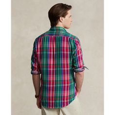 This shirt combines a workwear-inspired silhouette with lightweight cotton flannel for a rugged look that’s distinctly Polo. Ralph Lauren Casual Fall Shirt, Plaid Cotton Flannel Shirt For Work, Cheap Red Classic Flannel Shirt, Ralph Lauren Plaid Cotton Top, Retro Red Collared Flannel Shirt, Rugged Plaid Cotton Flannel Shirt, Red Vintage Cotton Flannel Shirt, Vintage Plaid Cotton Flannel Shirt, Button Outfit