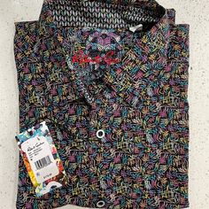 Nwt ,Printed,Size M,Classic Fit,98% Cotton,2% Spandex Multicolor Print Cotton Button-up Shirt, Fitted Multicolor Print Short Sleeve Shirt, Casual Fitted Multicolor Print Shirt, Fitted Multicolor Shirt With Button Closure, Fitted Multicolor Collared Shirt, Jean Button Up Shirt, Green Plaid Shirt, Button Up Shirt Mens, Shirt Cuff