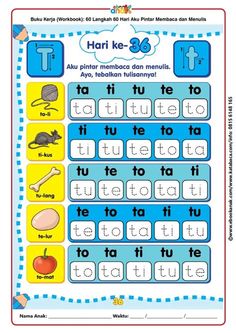 a poster with words and pictures for children to learn in the english language, including