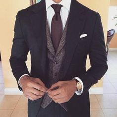 Suits Men Vest, Wedding Suits Men Grey, Mens Suits Modern, Grey Suit Men, Men Vest, Suits Men, Grey Vest, Men’s Suits, Men Clothes