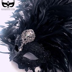 This stunning black feather masquerade mask is a definite head turner! Bold and beautifully crafted with black feathers for a grand samba Costume and Carnival look and lightweight comfortable feel. Choose between two styles! S H I P P I N G - Processed same day or within 24 hours. 1-2 day guaranteed delivery services offered, add items to cart and click on shipping tab for rates. Pls leave a check out note with your need date & contact number (especially for expedited and custom orders) Msg for Feathered Masquerade Mask For Carnival Party, Elegant Feathered Masquerade Mask, Mardi Gras Feathered Masquerade Mask For Party, Mardi Gras Masquerade Mask With Feathers For Party, Feathered Masks And Prosthetics For Carnival Party, Mardi Gras Party Masquerade Mask With Feathers, Elegant Feathered Masquerade Mask For Costume Party, Feathered Masquerade Mask For Mardi Gras, Elegant Feathered Masquerade Mask For Mardi Gras