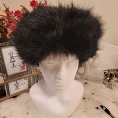 Winter Faux Fox Fur Headband, Plush Ear Warmers Muffs Russian Hat Style Sleek Black **More Colors And Styles In My Closet. Some Shown Here. I Accept Reasonable Offers And Discount Bundles!! Check Out My Other Listings And Follow Me!! I Have Over 4500 Listings And I Offer Buy2 Get 3rd Free Or 30% Off 5+ Items At Poshmark.Com/Closet/Pepepizzazz On Posh App, Use My Invite Code "Pepepizzazz" For Extra $10 Coupon Adidas Baseball Cap, Russian Hat, Embroidered Bucket Hat, Disney Hats, Fur Headband, Rancher Hat, Hat Style, Black Beanie, Winter Hats Beanie