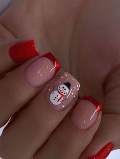 Christmas Nails Acrylic, White Nail, Festival Nails, Dipped Nails, Xmas Nails