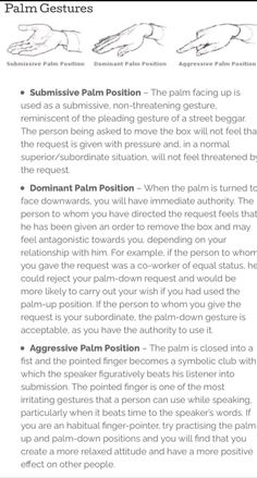 the instructions for how to use palm positions in an article about palm position and its benefits