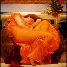 an image of a woman sleeping on a bed