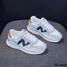 Olivia Mark - Classic Comfort Shoes with Breathable Upper Elegant Flats, Round Toe Sneakers, Plastic Heels, Platform Flats, Women Sneakers, Shoe Insoles, Comfort Shoes, Casual Sport Shoes, New Balance Shoes