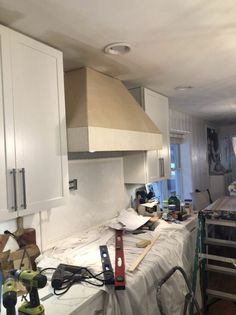 the kitchen is being remodeled and ready to be used as an appliance for cooking