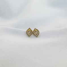 22k solid gold designer earrings- perfect gifting - UK 916 hallmarked. This earring is approximately 6.9mm at the widest, 10mm in height and 2.1 grams in weight . This earring comes with screw back closure. Our 22k jewelleries are genuine real gold. Each item is packaged in our branded packaging, so your order is ready to be gifted.  All items are ready to be shipped within 2 working days through tracked post unless otherwise stated. For UK customers your order shall arrive within 3 days. For customers outside the UK, your orders are ready to be shipped within 2 working days through tracked post unless otherwise stated and may take upto 2-3 weeks (most cases in 2 weeks). Any questions please don't hesitate to get in touch, we will get back to you asap. Solid Gold Earrings, Branded Packaging, Real Gold, Designer Earrings, Jewelry Earrings Studs, 3 Weeks, Solid Gold, Gold Earrings, Screw