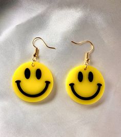 •These smiley face earrings are designed and created by me with love and care! •They are very suitable for the night out, party or just daily use. •Colors available: yellow & black, yellow, black, neon green, neon pink, neon orange. •Worldwide shipping, tracking is available. Neon earrings, uv earrings, cute earrings, party earrings, rave earrings, cool earrings, earrings, funky earrings, fun earrings, popular earrings, trendy earrings, jewellery, earrings uk, smile earrings, smiley earrings, face earrings, portrait earrings, emoji earrings Smile Earrings, Preppy Wishlist, Neon Earrings, Emoji Earrings, Happy Emoji, Smiley Smile, Popular Earrings, Festival Earrings, Oc Inspo