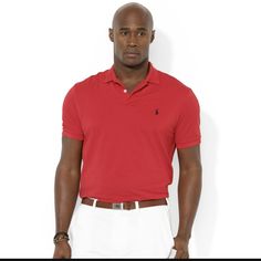 Polo Ralph Lauren Classic Fit Polo Shirt New With Tags 100% Cotton Color: Pinkish Red Size 4lt Smoke Free Home Classic Red Fitted T-shirt, Red Fitted Short Sleeve Polo Shirt, Red Polo Collar Shirt For Summer, Red Fitted Polo Collar T-shirt, Classic Fitted Red Top, Classic Red Polo Collar Shirt, Classic Fitted Red T-shirt, Classic Red Summer Tops, Classic Red Spring Top