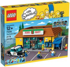 the lego simpsons store is shown in its box