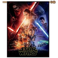 star wars the force awaken der macht poster with characters from different movies on it