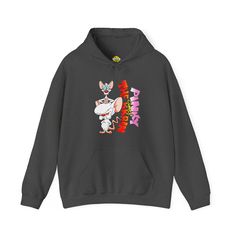 Transport yourself back to the 90s with our exclusive 90s Nostalgia Hoodie featuring the iconic duo Pinky & the Brain! This Gildan 18500 hoodie is a celebration of the golden era of animation, capturing the wit and charm of one of the most beloved 90s cartoon pairs. Design: The front of the hoodie showcases a lively and colorful image of Pinky & the Brain, highlighting their quirky personalities. This design pays homage to the era of 90s animation that left an indelible mark on cartoon lovers' hearts. Product Details: Hoodie Type: Gildan 18500 Material: 50% cotton, 50% polyester Fit: Unisex Color Options: Choose from a variety of colors to match your personal style. Sizes Available: XS, S, M, L, XL, 2XL, 3XL Care Instructions: To maintain the vibrancy of this 90s Nostalgia Hoodie, machine Pop Culture Cartoon Print Sweatshirt For Streetwear, Pop Culture Cartoon Print Sweatshirt, 90s Hooded Top With Graphic Print, Pop Culture Hoodie With Cartoon Print, Pop Culture Cartoon Print Hoodie, 90s Style Hoodie Sweatshirt With Graphic Print, 90s Style Graphic Print Hoodie Sweatshirt, 90s Style Hoodie For Streetwear, 90s Hooded Sweatshirt With Graphic Print