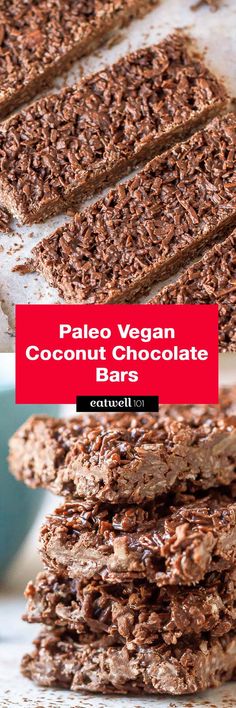 pale vegan coconut chocolate bar stacked on top of each other