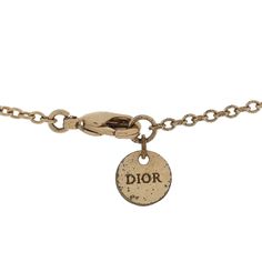 This is an authentic CHRISTIAN DIOR Crystal Clair D Lune Necklace in Gold. This stylish bracelet is crafted of gold tone and features a crystal "CD" logo. Elizabeth Locke, Pasquale Bruni, Marco Bicego, Oversized Bag, Versace Bags, Dior Jewelry, Stylish Bracelet, Wallet Fashion, Hobo Handbags