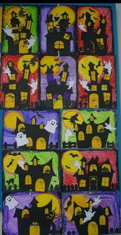 halloween art project for kids using paper plates