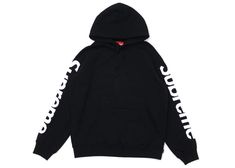 Buy and sell authentic Supreme streetwear on StockX including the Supreme Sideline Hooded Sweatshirt Black and thousands of other streetwear clothing and accessories. Swag Hats, Underground Clothing, Baggy Clothes, Black Men Fashion, The Supreme, Red Outfit, Streetwear Outfit, Adidas Yeezy, Outfits For Teens