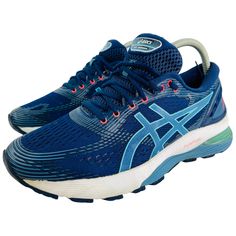 Asics Gel-Nimbus 21 Womens 7.5 Navy Blue Running Training Jogging Shoes 1012A156 100% GENUINE – We're a USA SELLER   Check out MY FEEDBACK! – FAST, FREE, PROFESSIONAL SHIPPING!    PLEASE NOTE: The item you see is the EXACT item you are receiving. This item is used, therefore the pictures show the best description of the condition of the item. If you have any questions about any of the images, PLEASE feel free to email us.   Please see pictures for an accurate description of the item and conditio Jogging Shoes, Asics Shoes, Running Training, Asics Gel, Jogging, Athletic Shoes, Shoe Accessories, Navy Blue, Women Accessories